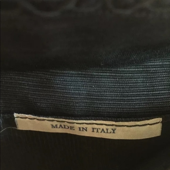 VTG Italian Weave Small Satchel Purse Loop Close - Picture 3 of 3